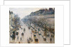 The Boulevard Montmartre on a Winter Morning, 1897 by Camille Pissarro