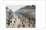 The Boulevard Montmartre on a Winter Morning, 1897 by Camille Pissarro