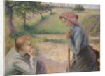 Two Young Peasant Women, 1891-92 by Camille Pissarro