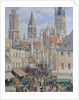 Rue de l'Épicerie, Rouen, 1898 by Camille Pissarro