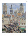 Rue de l'Épicerie, Rouen, 1898 by Camille Pissarro