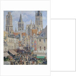 Rue de l'Épicerie, Rouen, 1898 by Camille Pissarro