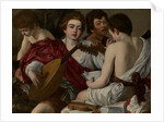 The Musicians, 1597 by Michelangelo Caravaggio