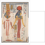 Queen Nefertari being led by Isis, ca. 1279-1213 B.C by Charles Wilkinson