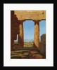 Columns of the Temple of Neptune at Paestum, 1838 by Constantin Hansen