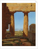 Columns of the Temple of Neptune at Paestum, 1838 by Constantin Hansen