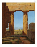 Columns of the Temple of Neptune at Paestum, 1838 by Constantin Hansen