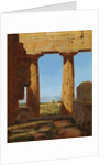 Columns of the Temple of Neptune at Paestum, 1838 by Constantin Hansen
