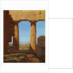 Columns of the Temple of Neptune at Paestum, 1838 by Constantin Hansen