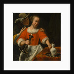 A Young Woman and a Cavalier, early 1660s by Cornelis Bisschop