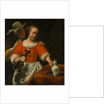 A Young Woman and a Cavalier, early 1660s by Cornelis Bisschop