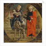 The Flight into Egypt, 1470s by Cosmè Tura