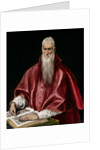 Saint Jerome as Scholar, ca. 1610 by El Greco