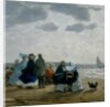 On the Beach, Dieppe, 1864 by Eugene Louis Boudin