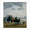 On the Beach, Dieppe, 1864 by Eugene Louis Boudin