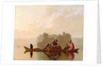 Fur Traders Descending the Missouri, 1845 by George Caleb Bingham