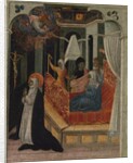 Saint Catherine of Siena Beseeching Christ to Resuscitate Her Mother, ca. 1447-65 by Giovanni di Paolo