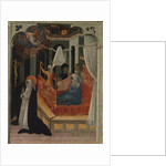 Saint Catherine of Siena Beseeching Christ to Resuscitate Her Mother, ca. 1447-65 by Giovanni di Paolo