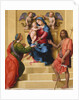 Madonna and Child Enthroned with Saints Mary Magdalen and John the Baptist, ca. 1523 by Giuliano Bugiardini