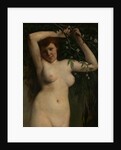 Nude with Flowering Branch, 1863 by Gustave Courbet