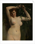 Nude with Flowering Branch, 1863 by Gustave Courbet