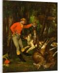 After the Hunt, ca. 1859 by Gustave Courbet