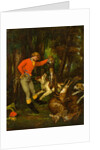 After the Hunt, ca. 1859 by Gustave Courbet