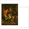 After the Hunt, ca. 1859 by Gustave Courbet