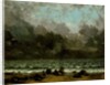 The Sea, 1865 or later by Gustave Courbet