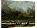 The Sea, 1865 or later by Gustave Courbet