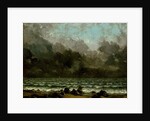 The Sea, 1865 or later by Gustave Courbet