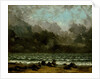 The Sea, 1865 or later by Gustave Courbet