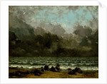 The Sea, 1865 or later by Gustave Courbet
