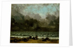The Sea, 1865 or later by Gustave Courbet
