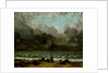 The Sea, 1865 or later by Gustave Courbet