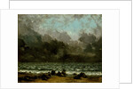 The Sea, 1865 or later by Gustave Courbet