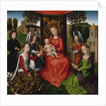 Virgin and Child with Saints Catherine of Alexandria and Barbara, early 1480s by Hans Memling