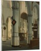 Interior of the Oude Kerk, Delft, 1660 by Hendrik Cornelisz. van Vliet
