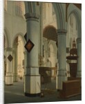 Interior of the Oude Kerk, Delft, 1660 by Hendrik Cornelisz. van Vliet