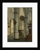 Interior of the Oude Kerk, Delft, 1660 by Hendrik Cornelisz. van Vliet