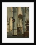 Interior of the Oude Kerk, Delft, 1660 by Hendrik Cornelisz. van Vliet