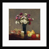 Asters and Fruit on a Table, 1868 by Henri Fantin-Latour