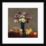Asters and Fruit on a Table, 1868 by Henri Fantin-Latour