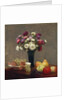 Asters and Fruit on a Table, 1868 by Henri Fantin-Latour