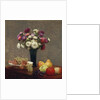 Asters and Fruit on a Table, 1868 by Henri Fantin-Latour