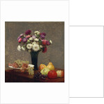 Asters and Fruit on a Table, 1868 by Henri Fantin-Latour
