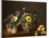 Still Life with Pansies, 1874 by Henri Fantin-Latour