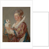 A Woman with a Dog, ca. 1769 by Jean-Honore Fragonard