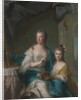 Madame Marsollier and Her Daughter, 1749 by Jean-Marc Nattier