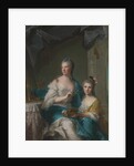Madame Marsollier and Her Daughter, 1749 by Jean-Marc Nattier
